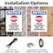 Signmission Door Blocked Not An Entrance OSHA Notice Sign, Plastic, 10in W x 14in L, 2PK OS-2PACK-NS-P-1014-V-11470 - alternate 5